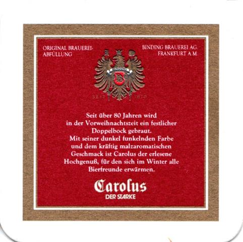 frankfurt f-he binding carolus 3b (quad180-doppelbock-goldrahmen)